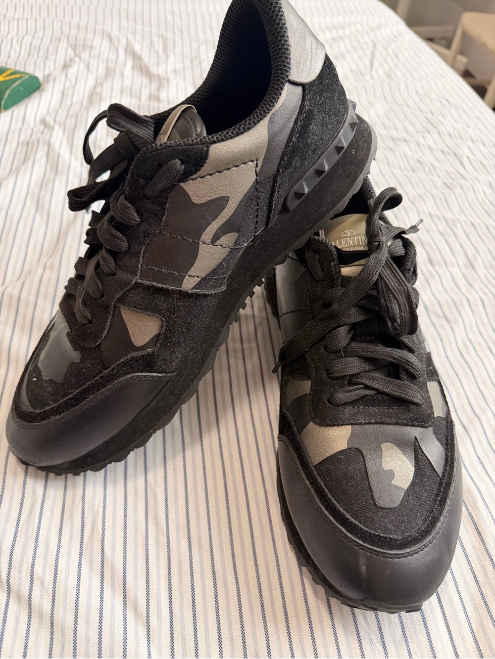 Valentino Garavani Black and Gray Women's Sneakers